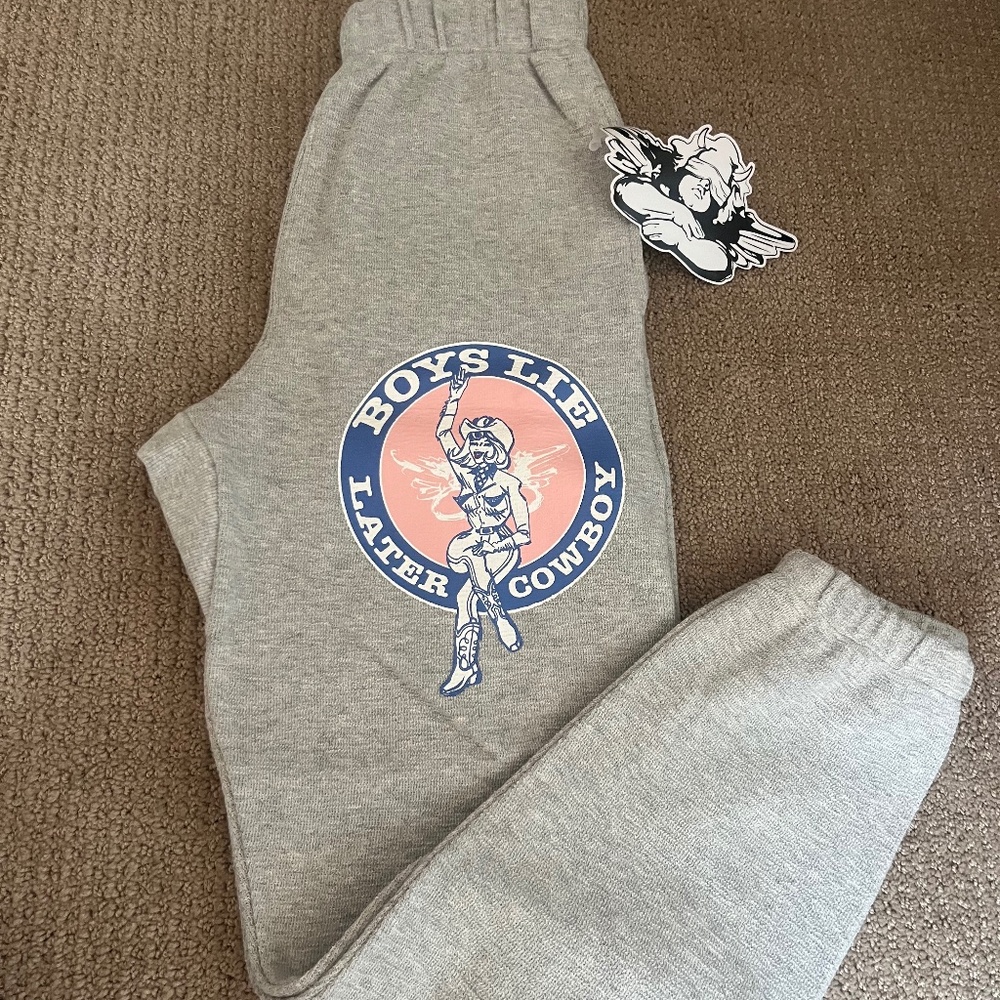 Boys Lie Later Cowboy Joggers